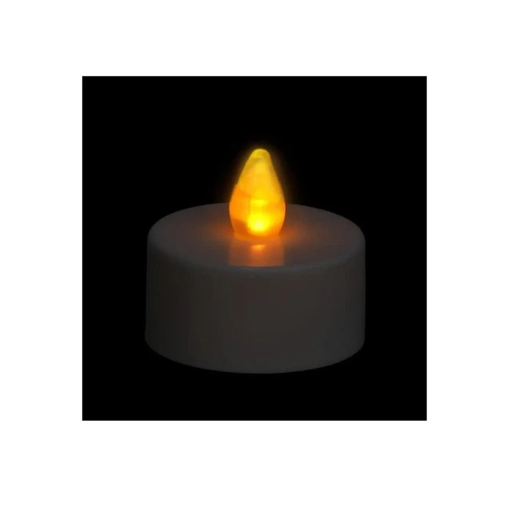 ✅Luminessence 3pk LED Flickering Tealight Candles 🕯️ Batteries Included #️⃣0126